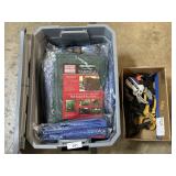 12 New Tarps w/ Tote & Clips.