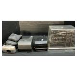 Arrow Electric Clock Machine, Polaroid & Kodak.