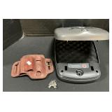 Firearm Rapid Safe & EDC Leather Tool Organizer.