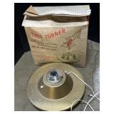 Christmas Tree Lighted Spinning Stand.