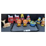 Cartoon Banks, Disney, Peanuts, Barney, Underdog.