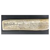 Scrimshaw Whale Folk Art Carving.
