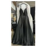 Ellie Wilde Mon Cheri Black Prom Gown W/ Tags.