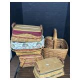 11 Longaberger Baskets.