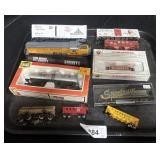 Lot Of Model Train Cars.