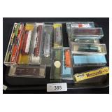 Lot Of Model Train Cars.