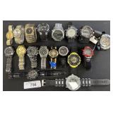 18 Various Fashion Wrist Watches.