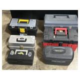 6 Empty Toolboxes.