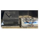 3 VCRs & 2 DVD Players.
