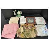 Embroidery, Linens, Victoria Purse, NASCAR Santa.