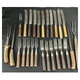 Antler Handle Flatware.