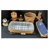 Longaberger Baskets, PA Jug, Monk Bank.