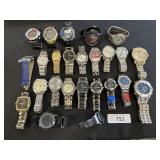 25 Various Fashion Wrist Watches.