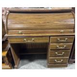 Vtg Riverside Roll Front Desk.