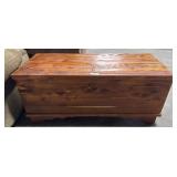 Vtg Cedar Blanket Chest.