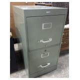 Pressed Steel Filing Cabinet.
