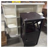 IKEA Style End Table & Bookshelf.