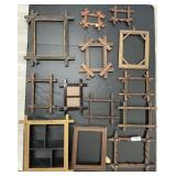 Tramp Art And Folk Art Frames.