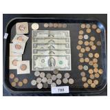 Lot Of American Currency.