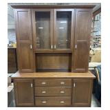 Mid Century Maple Hutch.