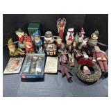 Lot Of Christmas Ornaments & Table Decor.