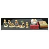 Goebel Hummel Figurines, Trinket & Music Boxes.