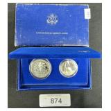 90% Silver 1986 Liberty Dollars & Liberty Half
