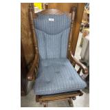 Solid Zoa Glider Rocking Chair.
