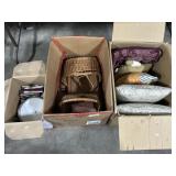 Craft Lace, Pillows, Baskets.