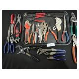 Vice Grips, Pliers, Adjustable Wrenches.
