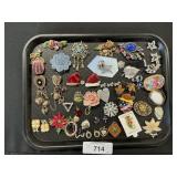 Sterling Silver Pin, Costume Jewelry Pins &