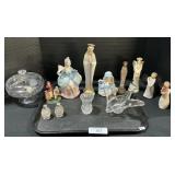 Goebel & Willow Tree Religious Figurines, Glass.