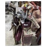 Vtg Golf Clubs & Bags.
