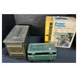 NOS Wagner Power Painter, Military Ammo Boxes.