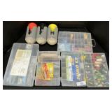 Lindy Bouy Rack, Fishing Lure, Hooks, Worms.