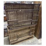 (2) Vtg Wooden Chicken Coops.