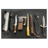 Fixed Blade, Pocket Knives & Filet Knifes.
