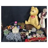 Blow Mold Bear, Christmas Ornaments.