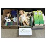 3 Glass Plant Bulbs, Princess House, Dolls.