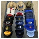 Advertising Snap Back Trucker Hats, Signed Racing.