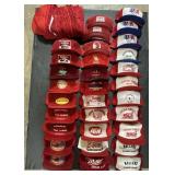 Advertising Snap Back Trucker Hats, Beer, Tobacco.