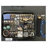 Sterling Silver Earrings, Costume Jewelry.