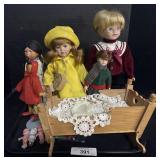 Lot Of Collector Dolls.