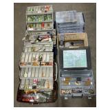 Fishing Tackle Boxes, Lures, Hooks (Heddon).