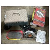 Craftsman Circular Saw & Garden Caddy.