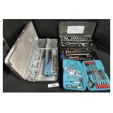 Pop Rivets & Gun, Socket Sets, Makita Bit Set.