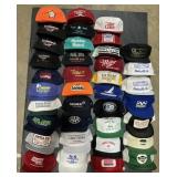 Adv. Snap Back Trucker Hats, Signed Davey Allison.