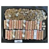 31 Rolls 1919-1959 Wheat Pennies, 675 Loose Coins.