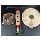 Glass Christmas Garland, Guiro, Angle Calculator.