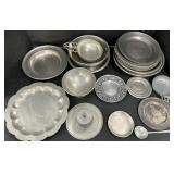 Pewter Plates, Stieff, Madein, Royal Holland.
